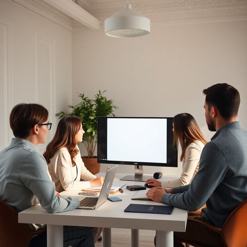 Malý profesionální tým na společném onboardingovém workshopu